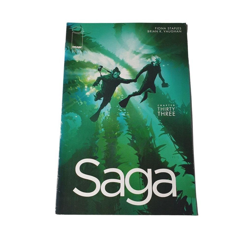 Saga 33 Image Comic Book Jan 2016 Collector Bagged Boarded Staples Vaughan